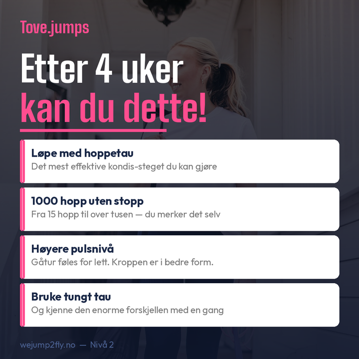 4 ukers undervisningsprogram nivå 2