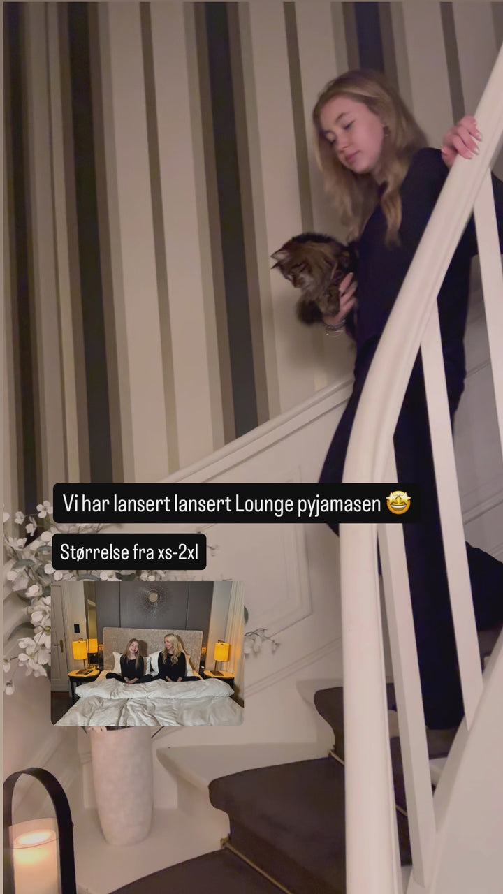 Lounge sett i supermyk modal, størrelse XS