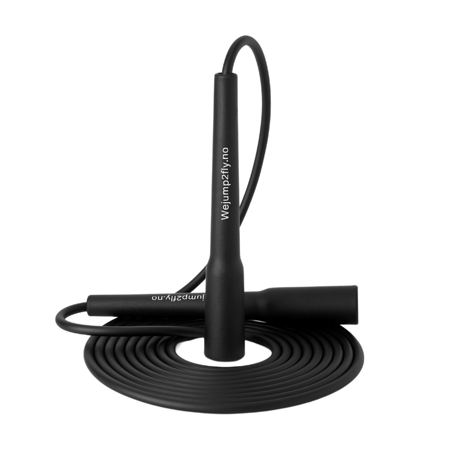 Sort PVC hoppetau, speedrope